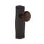 Prairie Plate with Brown Porcelain Door Knob-2099992161-2099990937