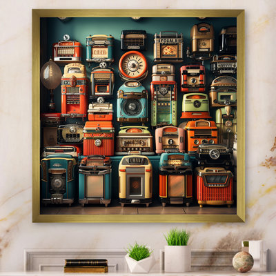 Nostalgic jukebox Tunes 2 - Jukeboxes, art mural