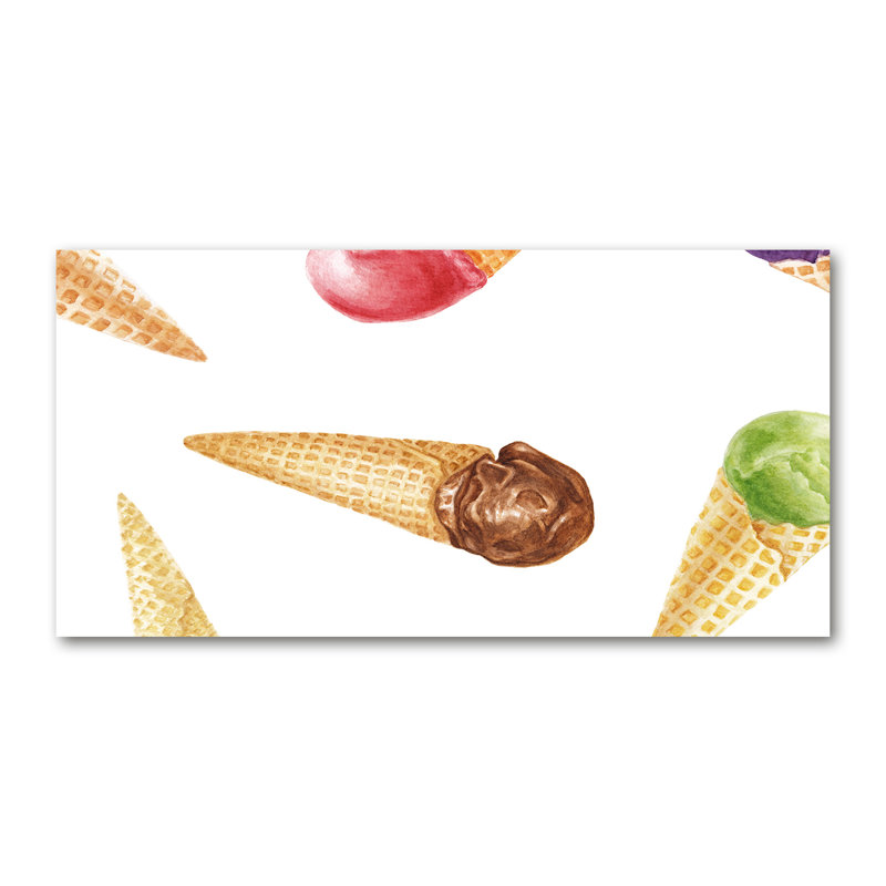 Ice Cream - Wrapped Canvas Print