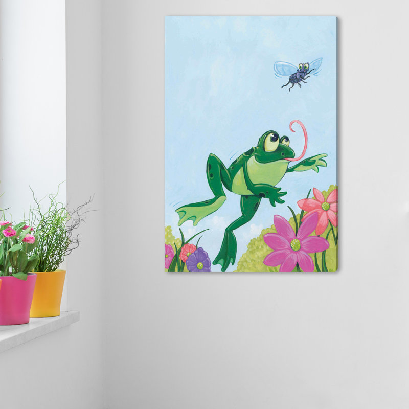 Frog - Wrapped Canvas Print, 91cm H x 61cm W