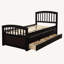 Lits simples 6 tiroirs en bois massif-543792611