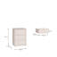 49.8cm W Manufactured Wood Bedside Table-548102560