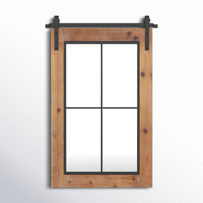 Enora Wood Rectangle Mirror