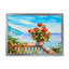 Fleurs colorées dans la maison méditerranéenne III - reproduction d'art sur toile-952193349-952193369