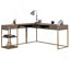 Bureau en L, finition
