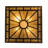 Glass Semi Flush Mount