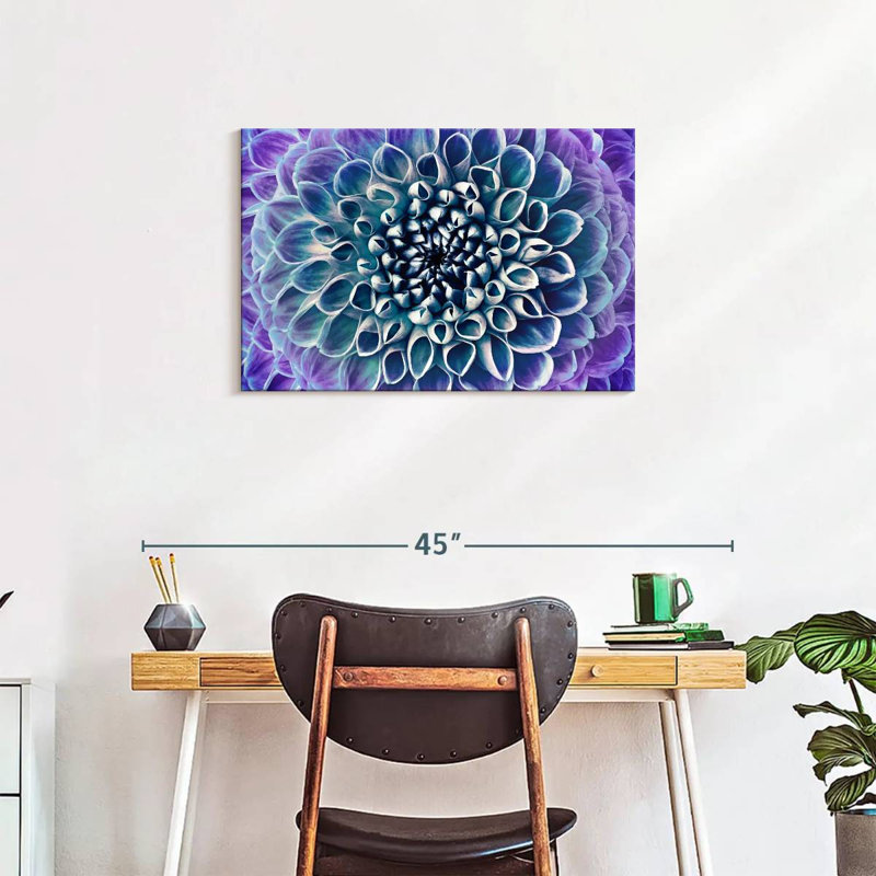 Dahlia Harnek bleu mauve, H 20 po x l 30 po