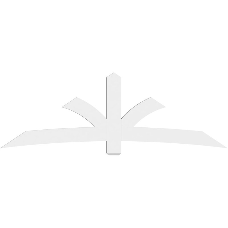 Support pour pignon Davenport, H 32 po x l 96 po (pas: 8/12), P 2 po x F 6 po, PVC
