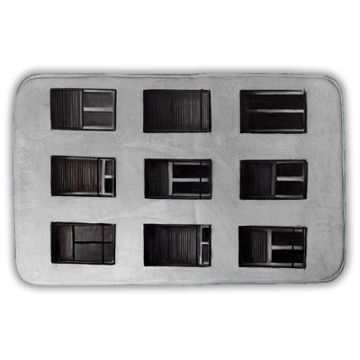 Felena Microfiber Non-Slip Bath Mat