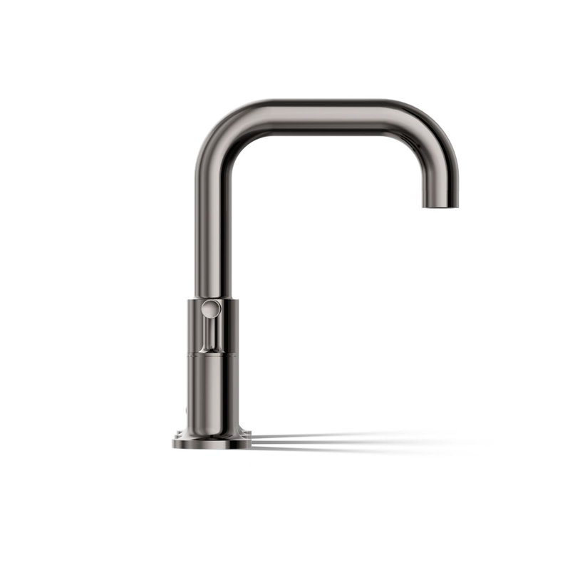 Purist® for Two Deck-Mount Bath Faucet Trim for High-Flow Valve with Lever Handles, Valve Not Included, Vibrant Titanium