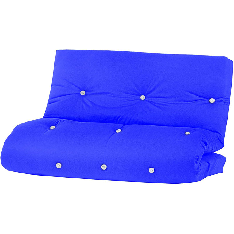 10cm Memory Foam Futon Mattress Futon  Mattress, Small Double, Dark Blue