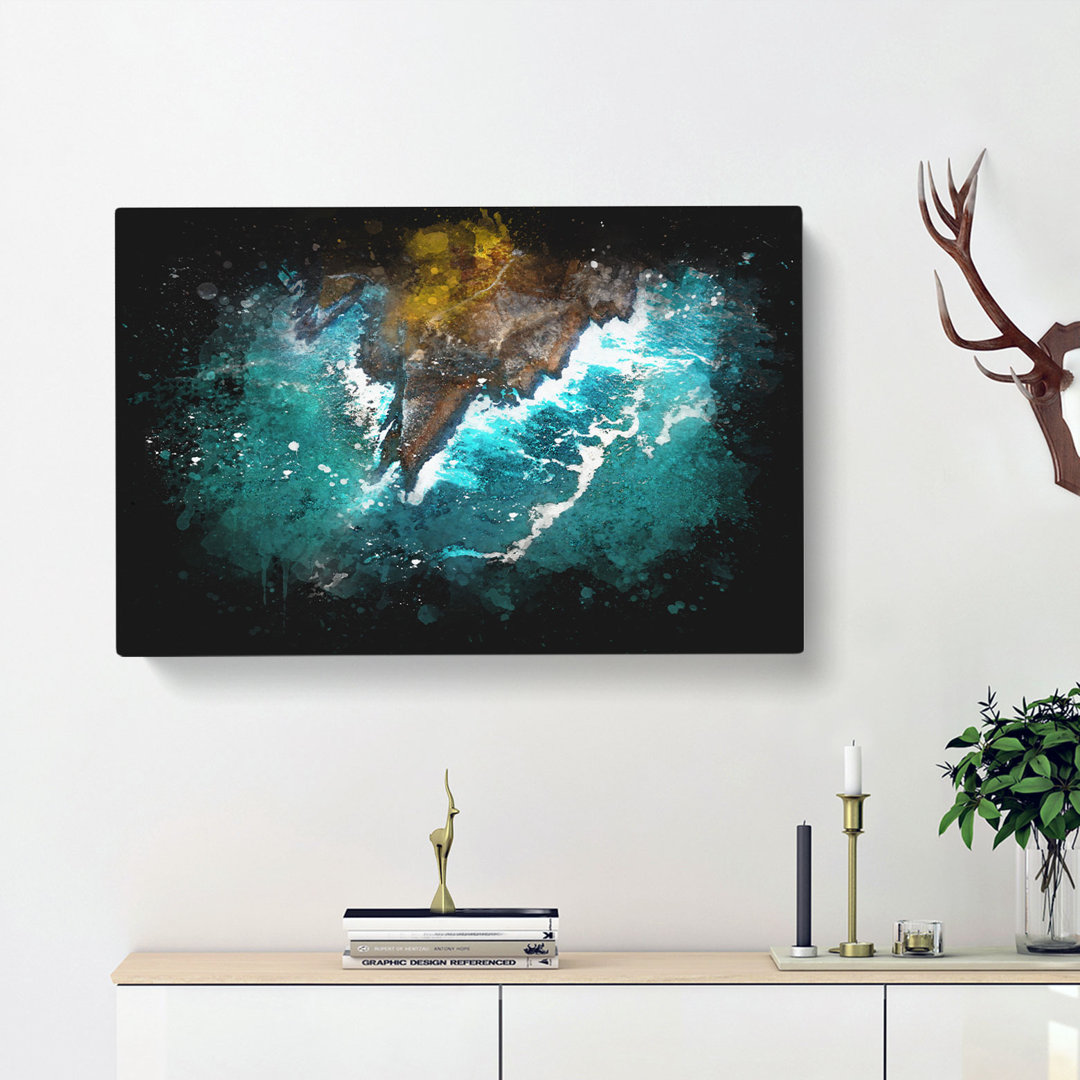 Coast Of Santander In Austria - Wrapped Canvas