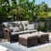 Carolina 5 - Person Patio Conversation Sets with Cushions