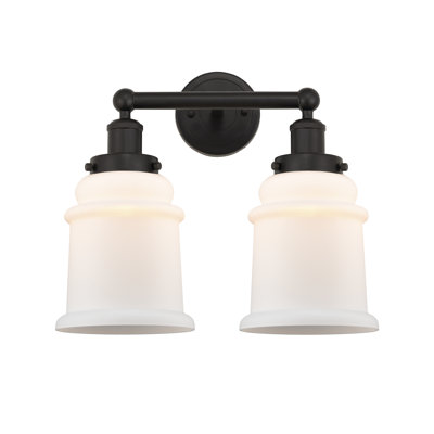 Éclairage pour meuble-lavabo de salle de bain 2 lumières Cailen de la collection Edison