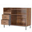 Armoire de rangement rabattable avec multiprise et 2 tiroirs-17730010