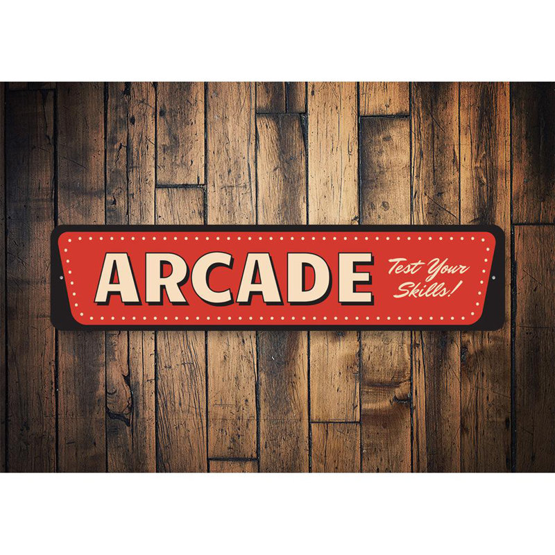 Panneau en aluminium Arcade, H 6 po x l 24 po x P 0,06 po