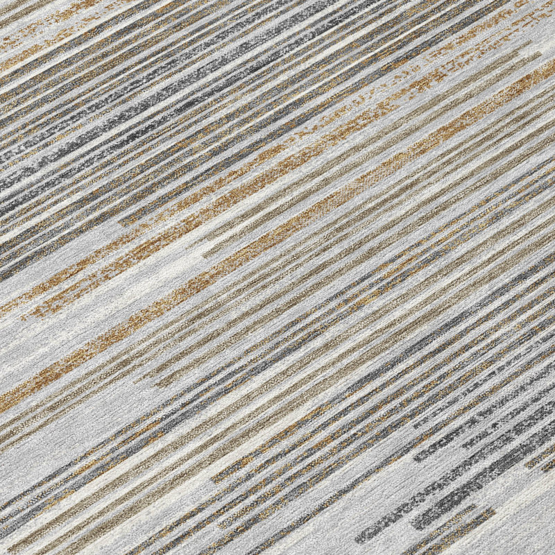 Tapis intérieur / extérieur lavable à la machine Chantille ACN2999, Argent, Tapis de couloir 2 pi 3 po x 7 pi 6 po