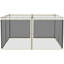 Filet de remplacement en filet 13 'x 13' Outsunny pour abris de jardin et tentes à baldaquin-575779470-575779464