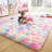Radyn Abstract Shag Rainbow Area Rug-1416500027