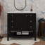 Base de meuble-lavabo 36 po sans lavabo avec une armoire et trois tiroirs-816299906