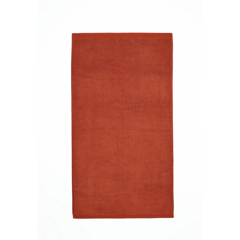 Landolfo Plush Bath Sheet, Terracotta