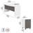 Echo 3 Piece Computer Desk Office Set-1142685689