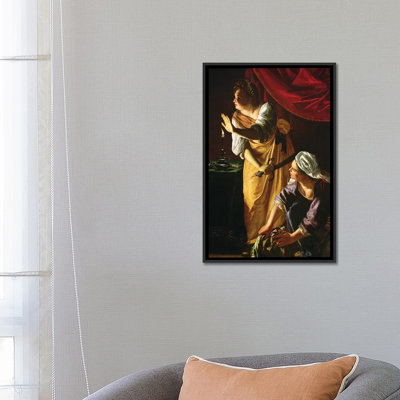 Judith And Maidservant With The Head Of Holofernes, C.1625 by Artemisia Gentileschi - Wrapped Canvas Gallery-Wrapped Canvas Giclée