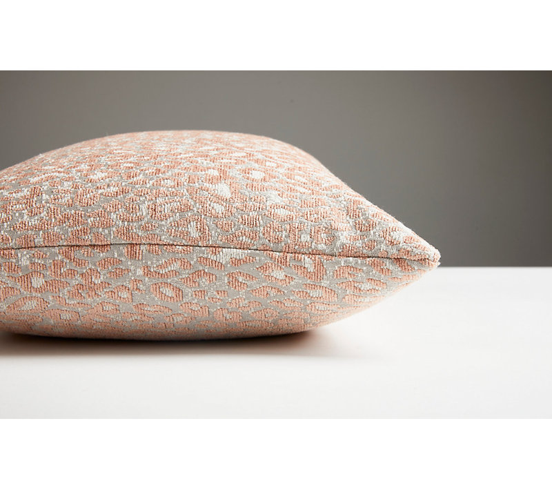 Amazink Lumbar Pillow Cover & Insert, Pink Sand