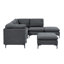Canapé modulaire rembourré avec pieds en métal-229250194