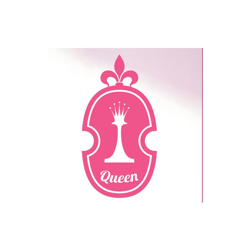 Abstract Non-Wall Damaging Wall Decal, Pink, Medium