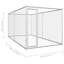 Harworth Galvanised Steel Kennel With Door-1763042463