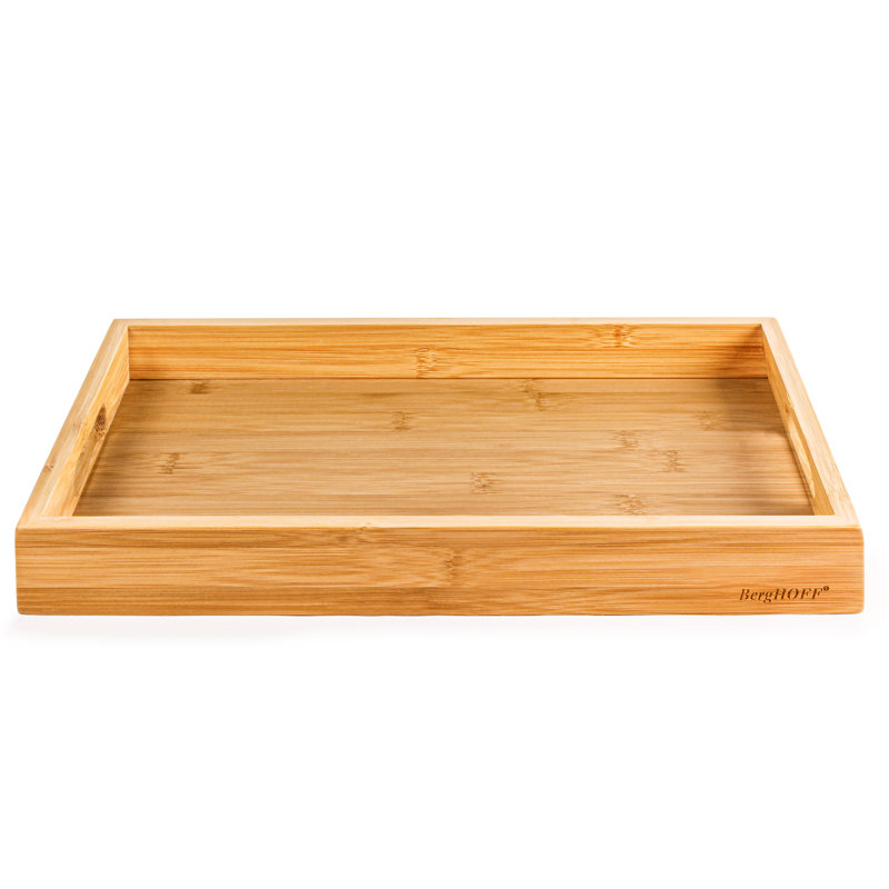 Rotherhithe Bamboo Serving Tray, 1.5" H x 9" W x 7" D