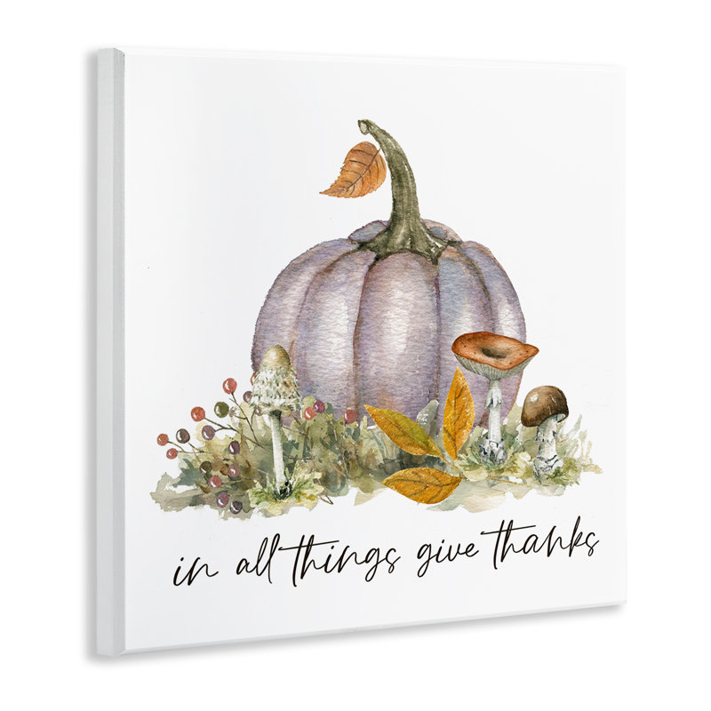 «Donner grâce», citrouilles, art de la giclée encadrée par Livi Finn