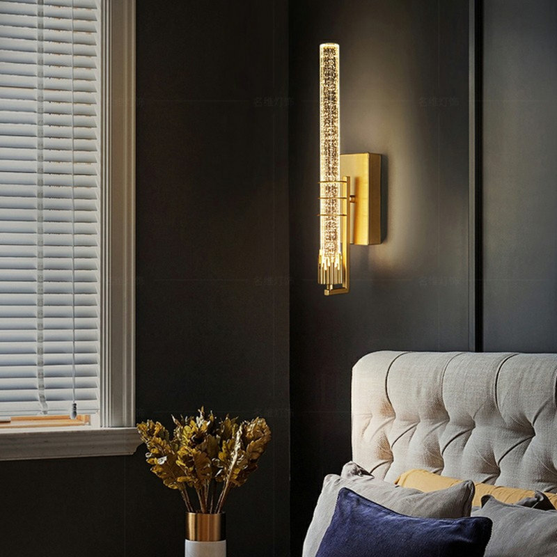 LED Wallchiere, Brass
