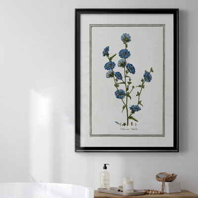 Toile encadrée de qualité supérieure Soft Botanical I - prête à être accrochée