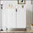 2-Door Home Wine Bar Cabinet With Wine Rack & Adjustable Shelves, Soft-Closing Hinges, Modern Sideboard For Dining And Living Rooms-1601771639