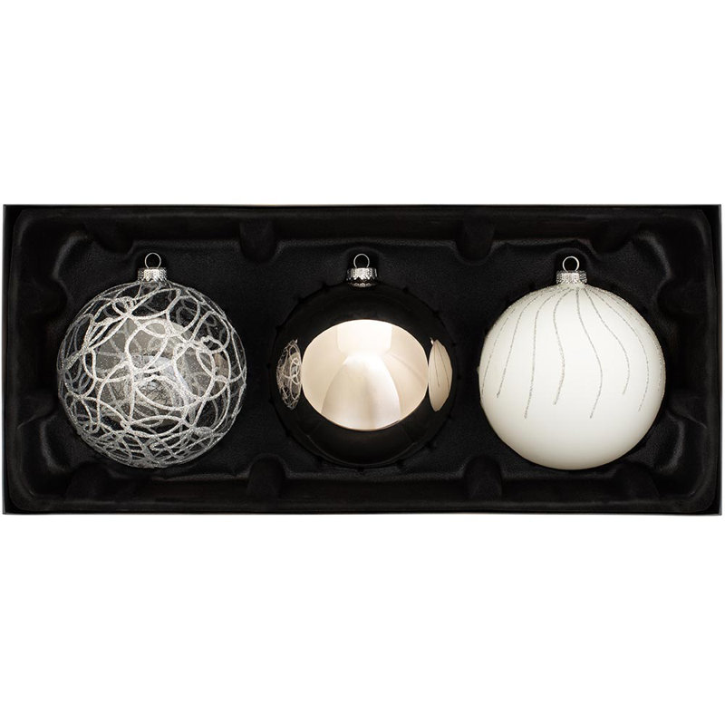 44.1cm Mixed Glass Bauble