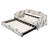 Upholstered Daybed with Pop-Up Trundle & USB Charging Ports-1237720709