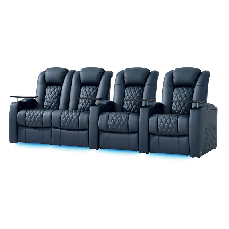 Fauteuil de cinéma inclinable Power Zero Gravity, Bleu
