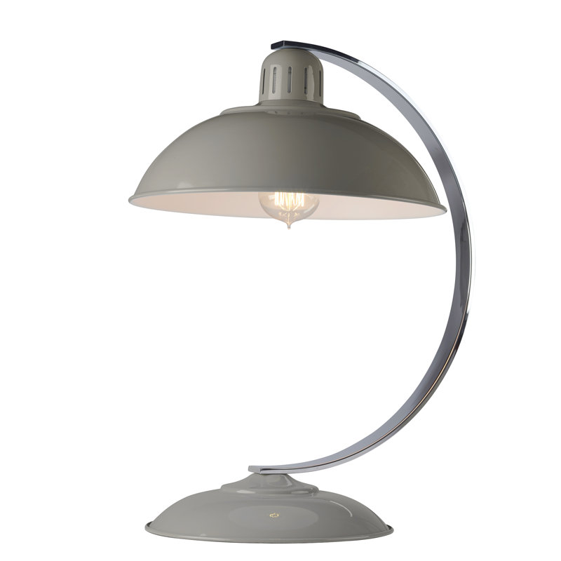 Rona Metal Arched Lamp, Tarpaulin Grey