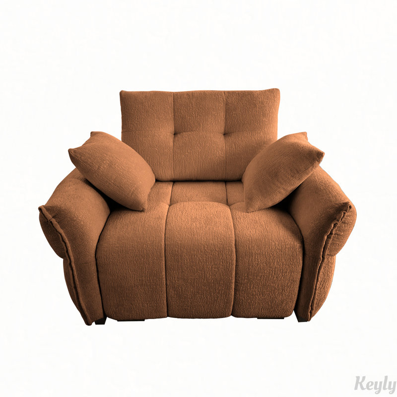 Méridienne ergonomique à une place, Orange