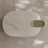 Minimalist marble oval coffee table