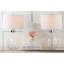 Ensemble de lampes de table transparentes 26 po Kristyn