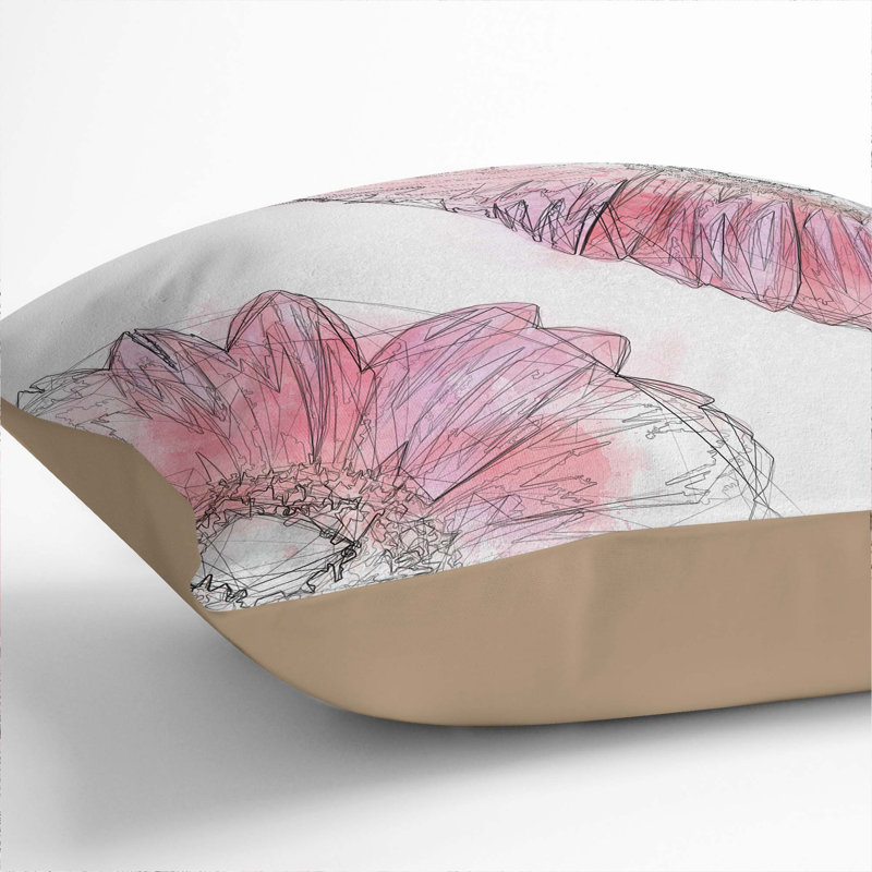 Square Cushion, Stone, 55cm H x 55cm W x 20cm D