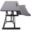 Adjustable Height Standing Laptop Desk,Adjustable Sit to Stand Up Workstation  with Keyboard Tray,Black-605040550