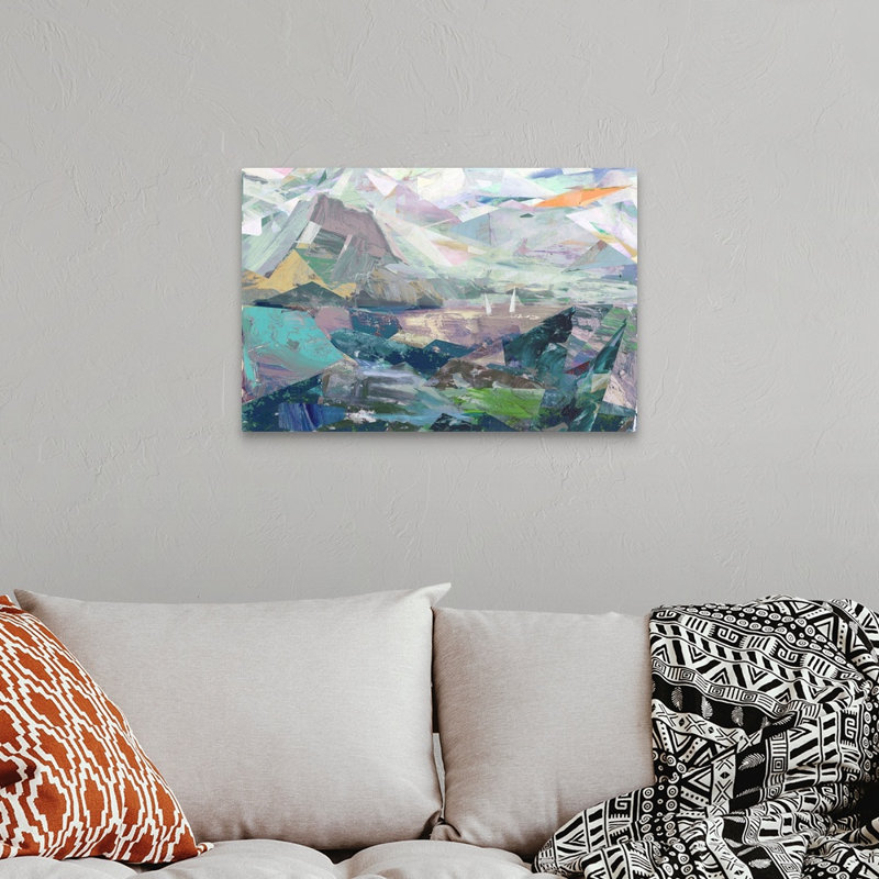 Île Sainte - impression, Toile tendue, H 20 po x l 30 po x P 1,25 po