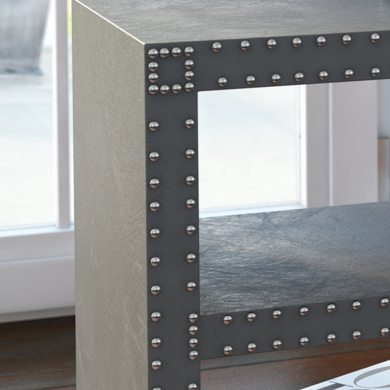 Peterborough Sled End Table, Grey