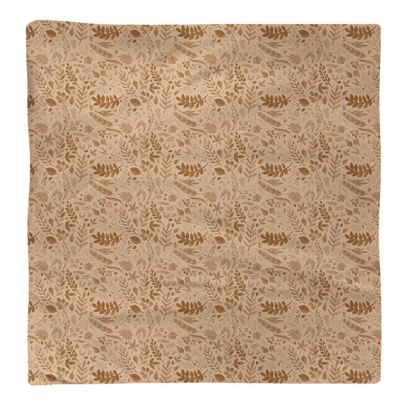 Serviette Festive Hol, 22 po x 22 po, Brun, Polyester