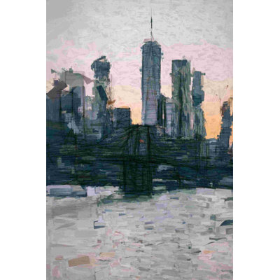NYC - Peinture sur toile tendue