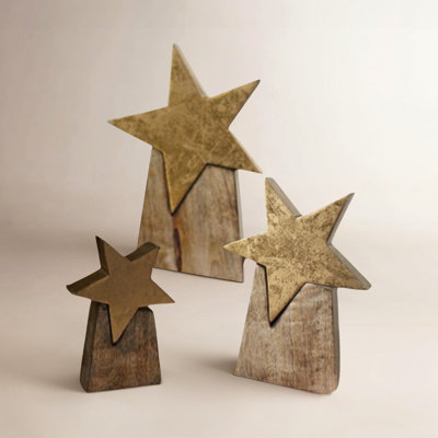 Wooden Star Figurine